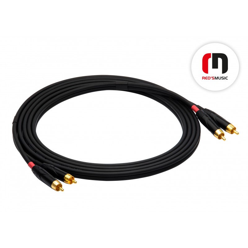 Reds Music  AU15100BX Kabel Audio - 2 x RCA / 2 x RCA długość 10.0 m
